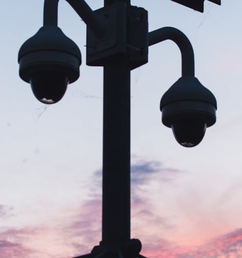 Energy Monitoring - Silhouette Photo of CCTV