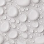 Water Leak Detectors - Abstract background with white glassy drops