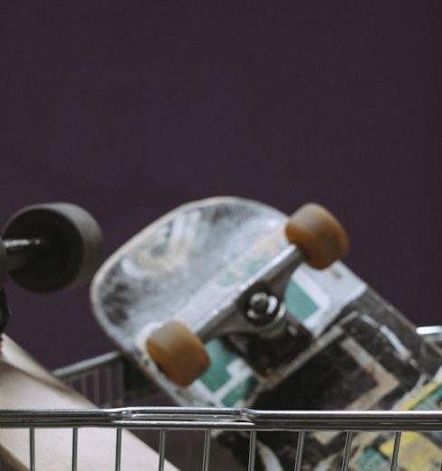 Rolling Carts - Skateboards on a Shopping Cart