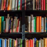 Book Storage - Books in Black Wooden Book Shelf