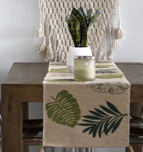 Bohemian - Snake Plant on the Center of the Table