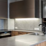 Countertops - Modern kitchen counter with sink