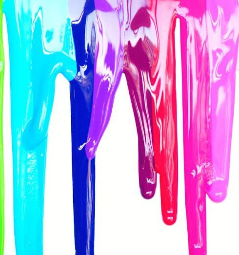 Paints - Multicolored Paint Drippings