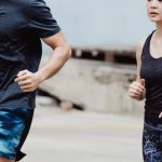 Outdoor Run - A Man and a Woman Running