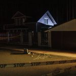 Garage Security - Chalk Drawing on the Concrete Pavement Street During Nighttime