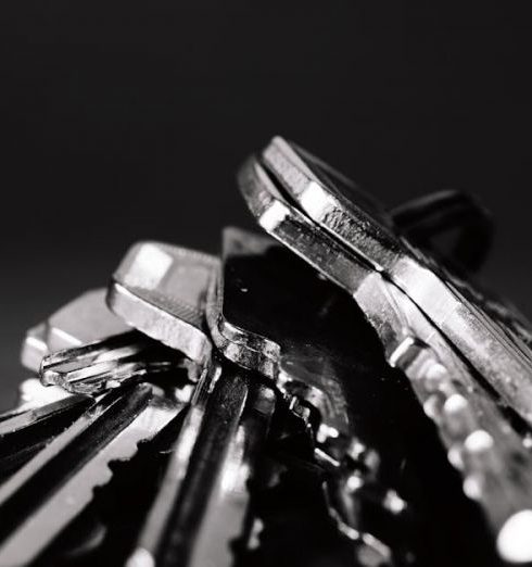 Home Security - Close Up of Keys