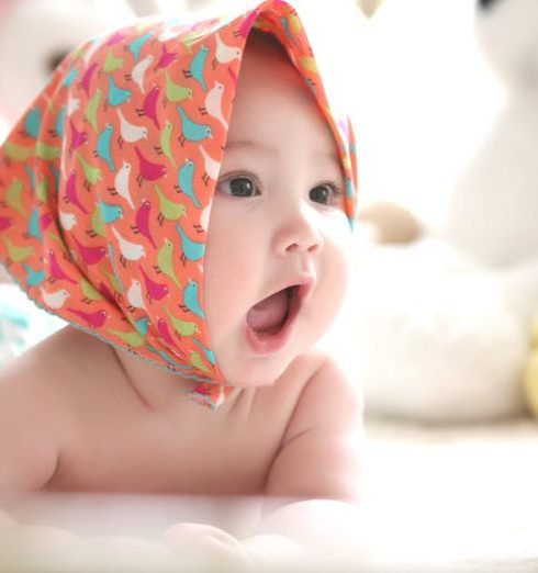 Home Safes - Toddler Wearing Head Scarf in Bed