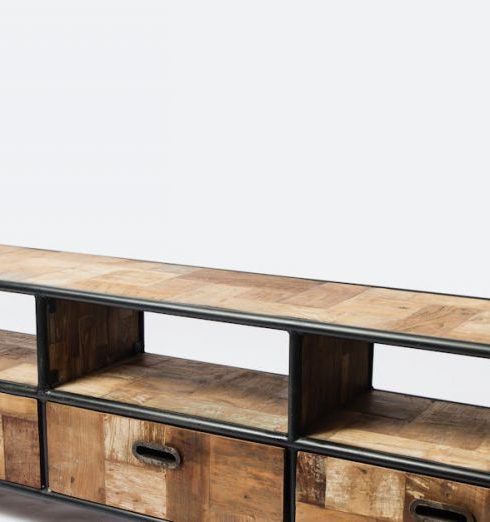 Multi-Functional Furniture - Close-up of a Wooden Console Table