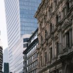 Classic And Modern - Classical Building Near Futuristic Skyscraper Walkie-Talkie Fenchurch Building in London