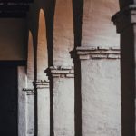 Mission Style - Brown and White Concrete Building