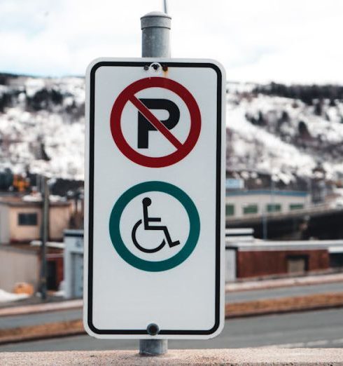 Feedback Loop - Close-up of a Road Sign Informing about Parking Space